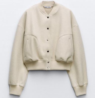 Veste Courte Oversize Avec Manches Longues Pour Femme | Idéale Pour La Mi-Saison Et Les Occasions Quotidiennes