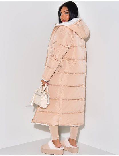 Veste Matelassée Réversible avec Fermeture Zippée pour Femme | Idéale pour Les Journées Fraîches