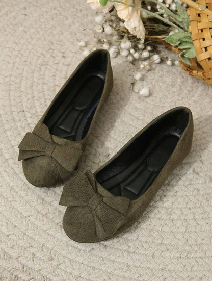 Mocassin Avec Nœud Décoratif Pour Femme | Idéal Pour UN Usage Quotidien