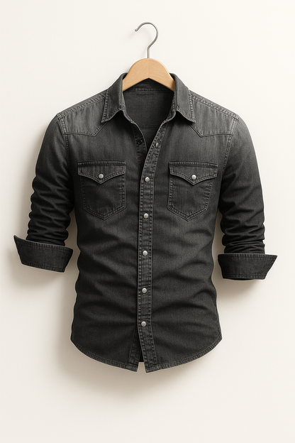 Chemise À Col Classique avec Manches Longues pour Homme | Idéale pour Un Usage Quotidien