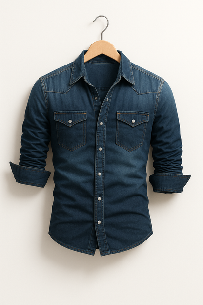 Chemise À Col Classique avec Manches Longues pour Homme | Idéale pour Un Usage Quotidien