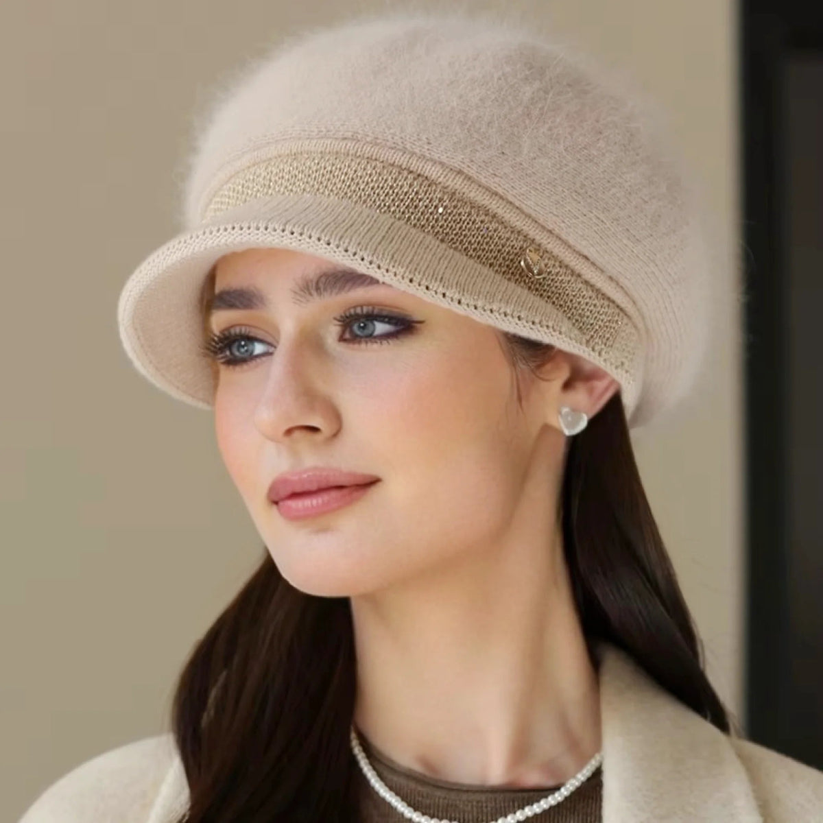 Casquette gavroche à visière pour femmes