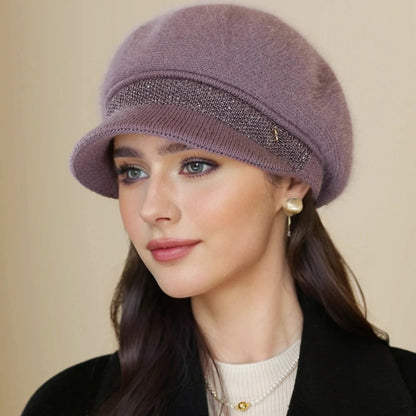 Casquette gavroche à visière pour femmes