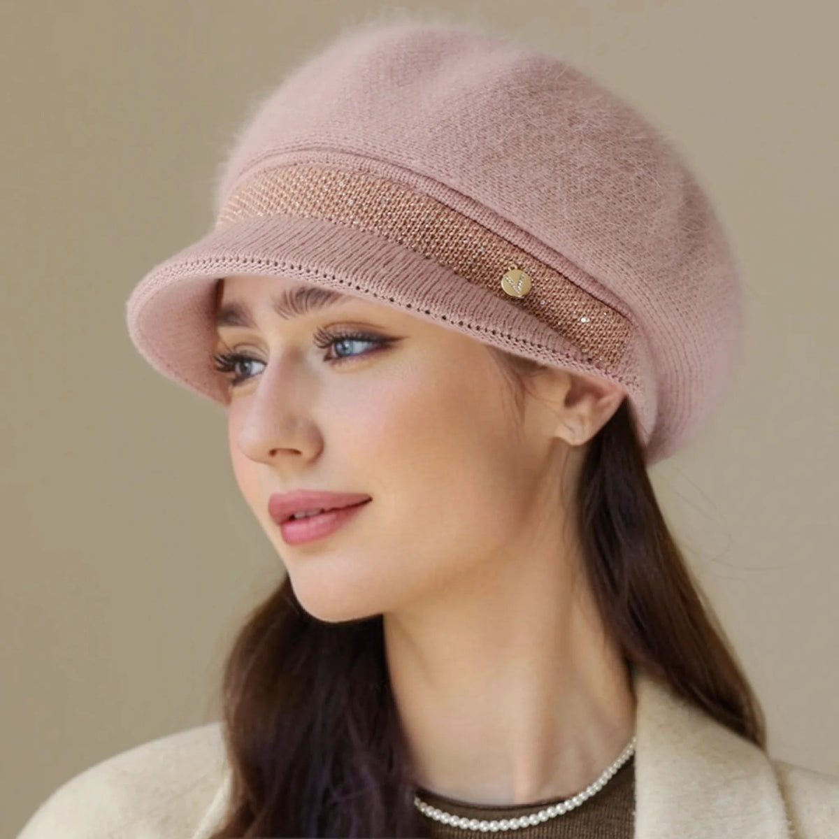 Casquette gavroche à visière pour femmes