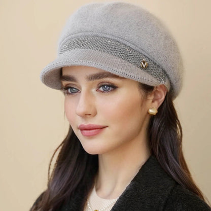 Casquette gavroche à visière pour femmes