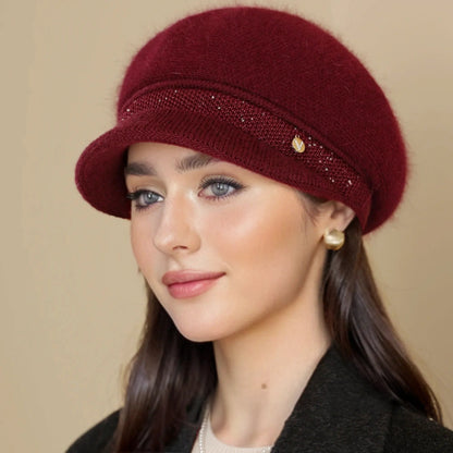 Casquette gavroche à visière pour femmes