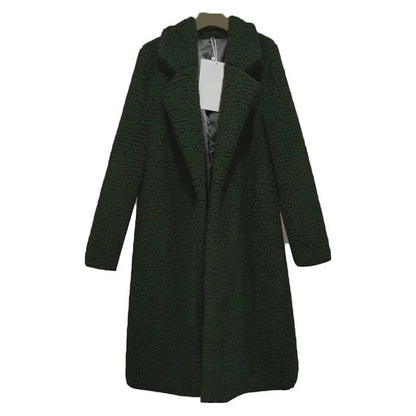 Manteau Long Teddy à Capuche pour Femme | Idéal pour l’Hiver