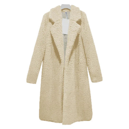 Manteau Long Teddy à Capuche pour Femme | Idéal pour l’Hiver