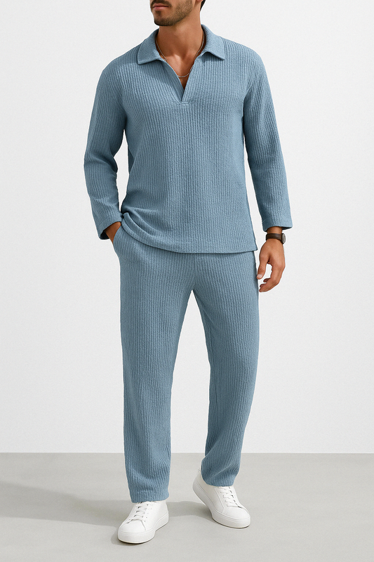 Ensemble De Détente avec Coupe Ample pour Hommes | Idéal pour La Maison