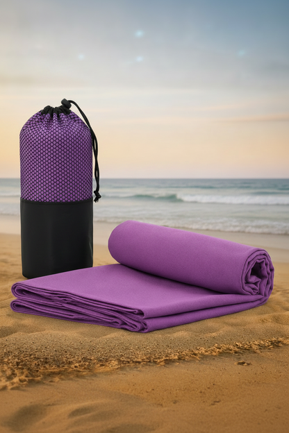 Serviette de Voyage Compacte à Séchage Rapide pour Femmes | Idéal pour le Sport et les Déplacements