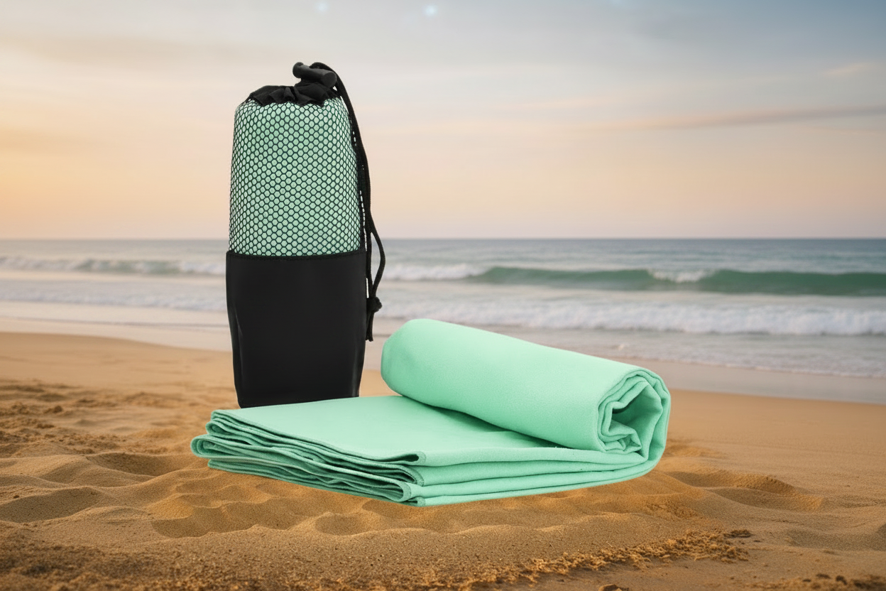 Serviette de Voyage Compacte à Séchage Rapide pour Femmes | Idéal pour le Sport et les Déplacements