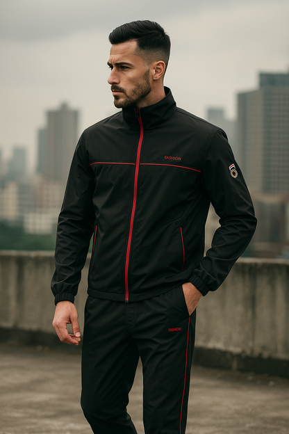 Survêtement avec Détails Contrastés pour Hommes | Idéal pour Sport Et Loisirs