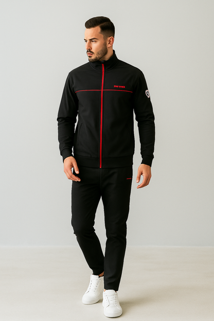 Survêtement avec Détails Contrastés pour Hommes | Idéal pour Sport Et Loisirs