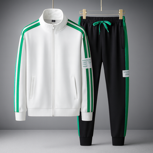 Survêtement avec Veste Zippée Et Pantalon Assorti pour Homme | Idéal pour Sport Et Loisirs