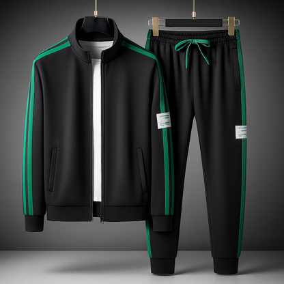 Survêtement avec Veste Zippée Et Pantalon Assorti pour Homme | Idéal pour Sport Et Loisirs