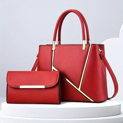 Sac cabas avec pochette assortie pour femmes