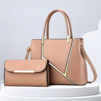 Sac cabas avec pochette assortie pour femmes