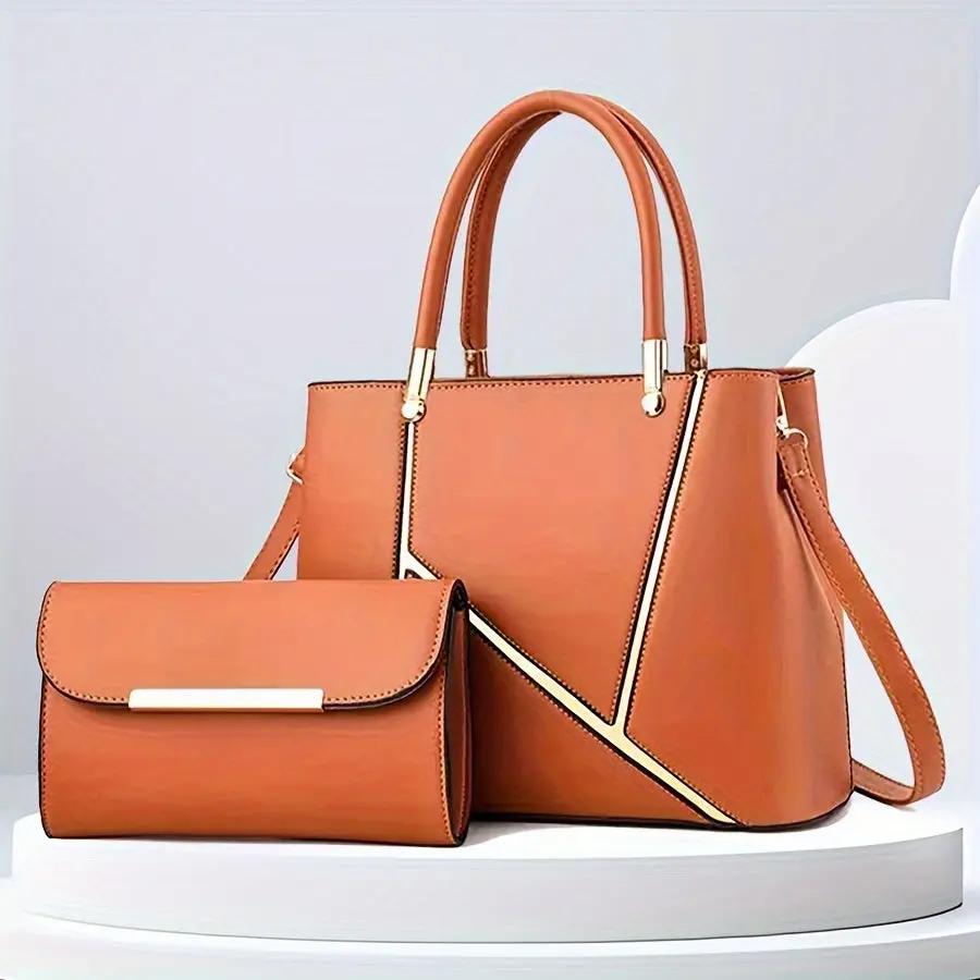 Sac cabas avec pochette assortie pour femmes