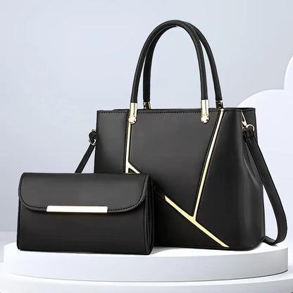 Sac cabas avec pochette assortie pour femmes