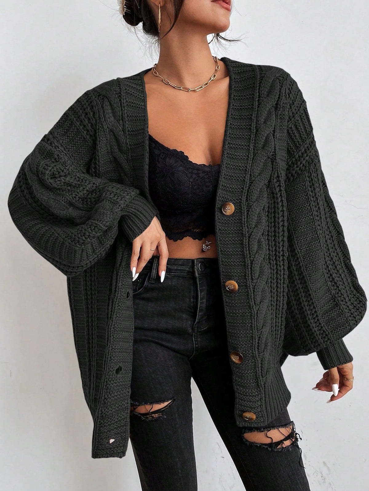Gilet boutonné pour femmes