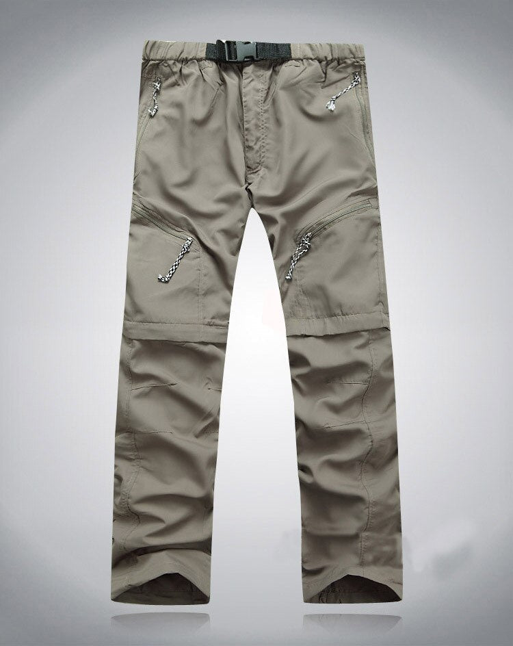 Pantalon Convertible avec Taille Élastique pour Homme | Idéal pour les Activités Extérieures