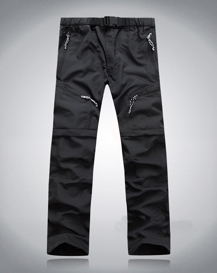 Pantalon Convertible avec Taille Élastique pour Homme | Idéal pour les Activités Extérieures