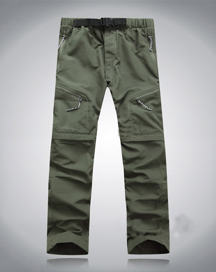 Pantalon Convertible avec Taille Élastique pour Homme | Idéal pour les Activités Extérieures