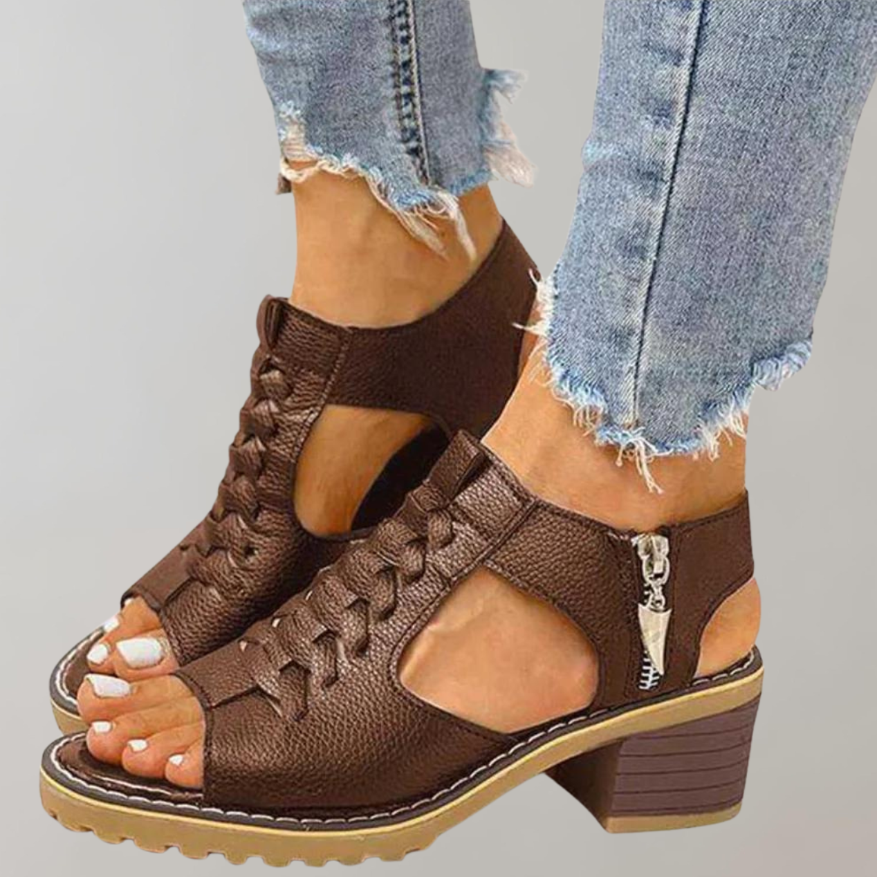Sandales À Talon Avec Soutien Du Pied Pour Femmes | Idéal Pour L’été