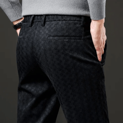 Pantalon À Carreaux avec Taille Haute pour Homme | Idéal pour Un Usage Quotidien