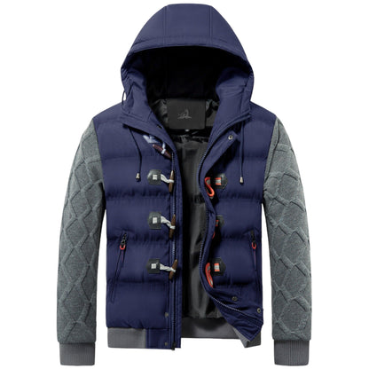 Veste Matelassée avec Capuche Ajustable pour Homme | Idéale pour l’Hiver