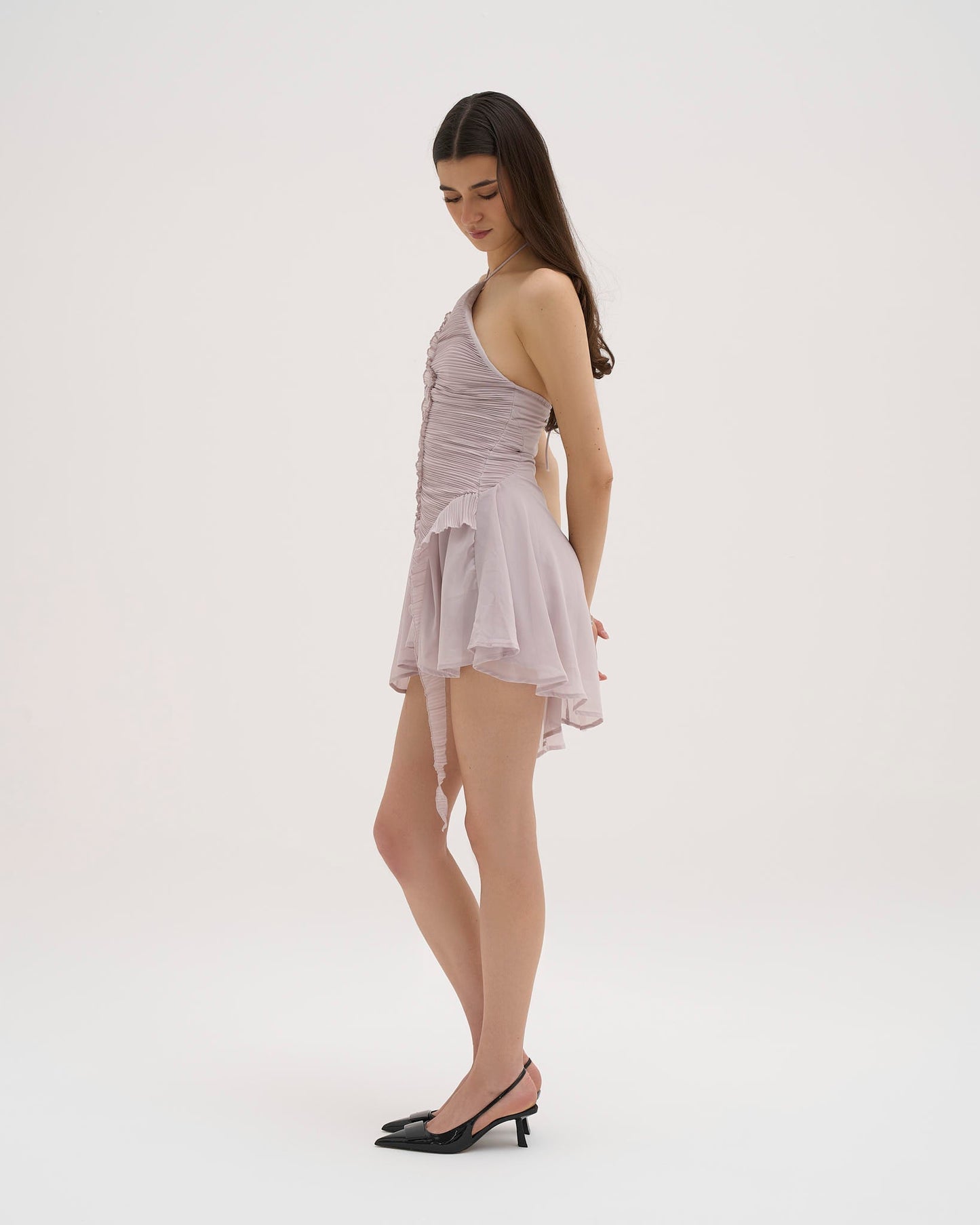 Robe Mini À Col Halter Pour Femme | Idéal Pour Des Occasions Estivales