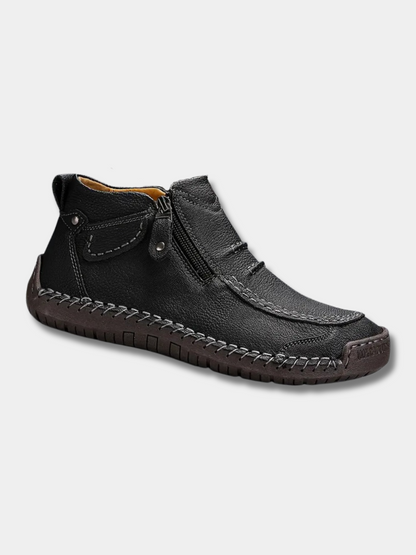 Bottines avec coutures apparentes et fermeture éclair pour homme | idéal pour les sorties en ville