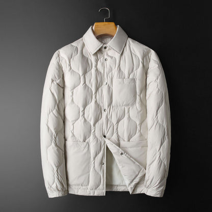 Manteau Long avec Col Polo pour Hommes | Idéal pour l’Hiver