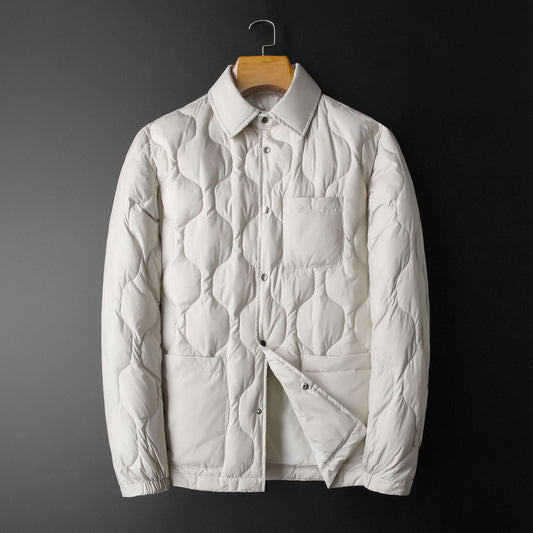 Manteau Long avec Col Polo pour Hommes | Idéal pour l’Hiver