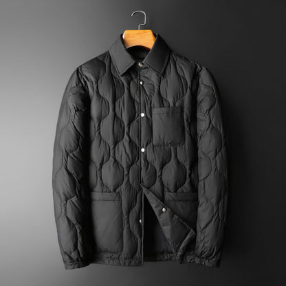 Manteau Long avec Col Polo pour Hommes | Idéal pour l’Hiver
