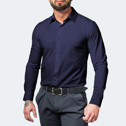 Chemise pour Homme À Coupe Classique avec Fermeture Boutonnée | Idéale pour Le Quotidien
