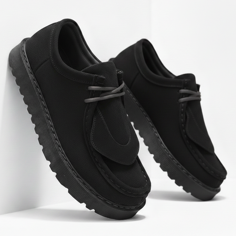 Chaussures à lacets à semelle épaisse pour homme | Idéal pour l’automne et les occasions décontractées
