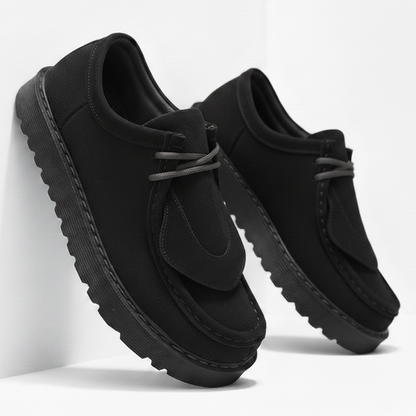 Chaussures à lacets à semelle épaisse pour homme | Idéal pour l’automne et les occasions décontractées