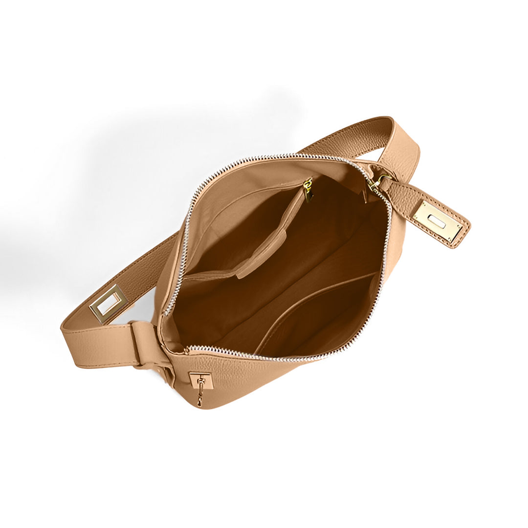 Sac À Bandoulière Demi-Lune Avec Fermeture À Rappel Pour Femmes | Idéal Pour Usage Quotidien Et Sorties