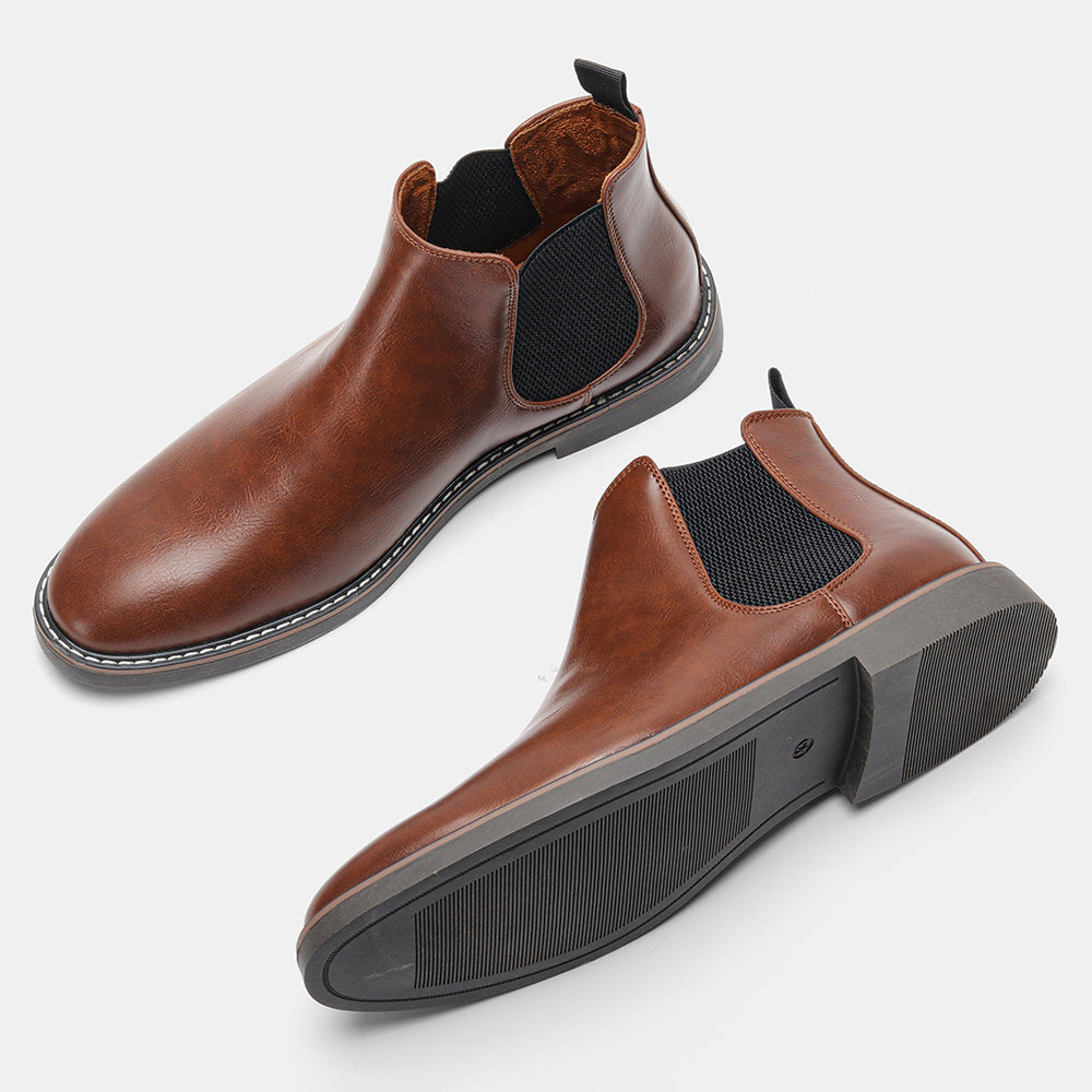 Chelsea boots avec panneaux élastiques pour homme | Idéales pour l'automne
