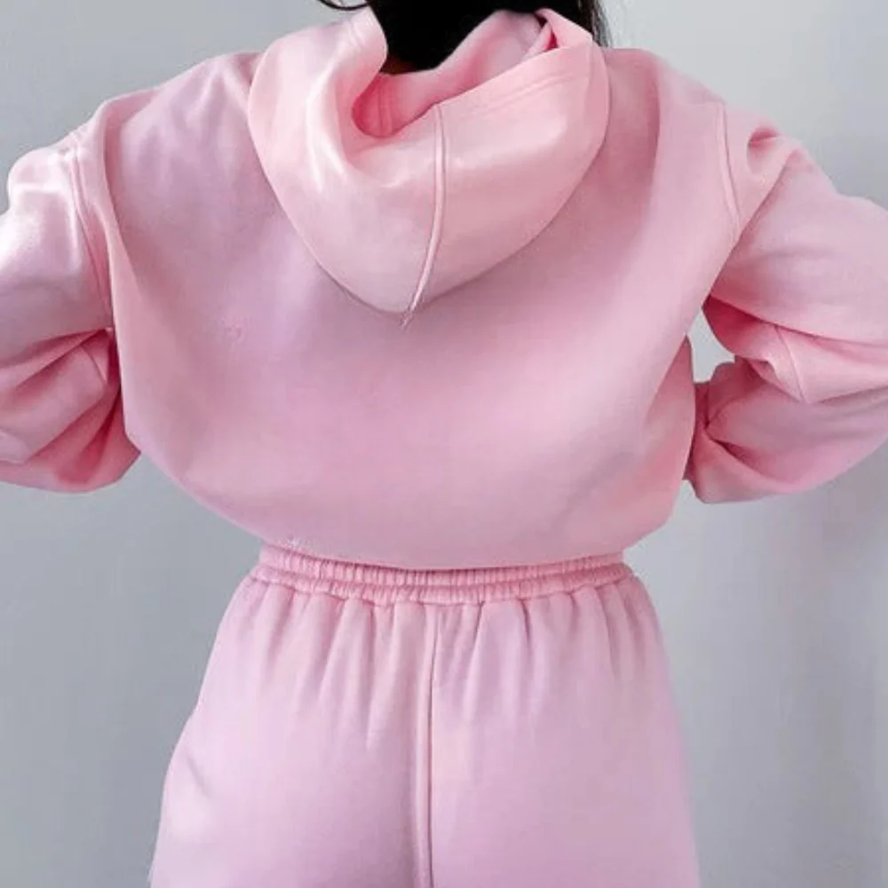 Ensemble Survêtement à Capuche avec Haut Pull et Jogging pour Adultes | Idéal pour un Usage Quotidien