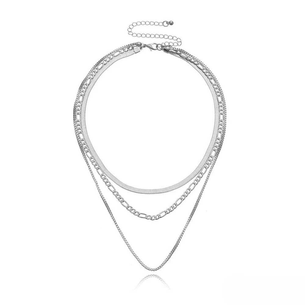 Collier Superposé 3 Pièces Pour Femme | Idéal Pour Un Usage Quotidien Ou Des Occasions