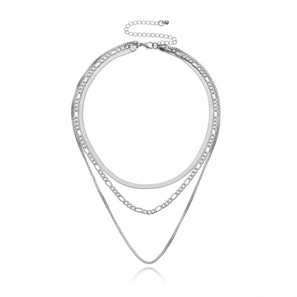 Collier Superposé 3 Pièces Pour Femme | Idéal Pour Un Usage Quotidien Ou Des Occasions