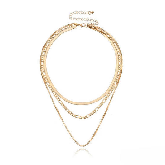 Collier Superposé 3 Pièces Pour Femme | Idéal Pour Un Usage Quotidien Ou Des Occasions