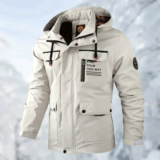 Veste Longue avec Capuche et Multiples Poches pour Homme | Idéale pour l’Hiver