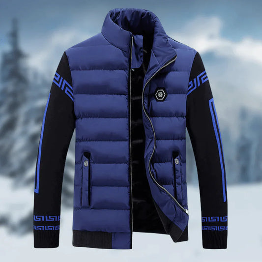 Veste D’Hiver avec Capuche Ajustable Et Fermeture Zippée pour Homme | Idéal pour La Saison Froide