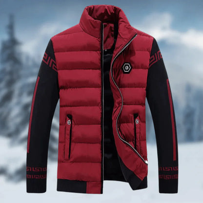 Veste D’Hiver avec Capuche Ajustable Et Fermeture Zippée pour Homme | Idéal pour La Saison Froide