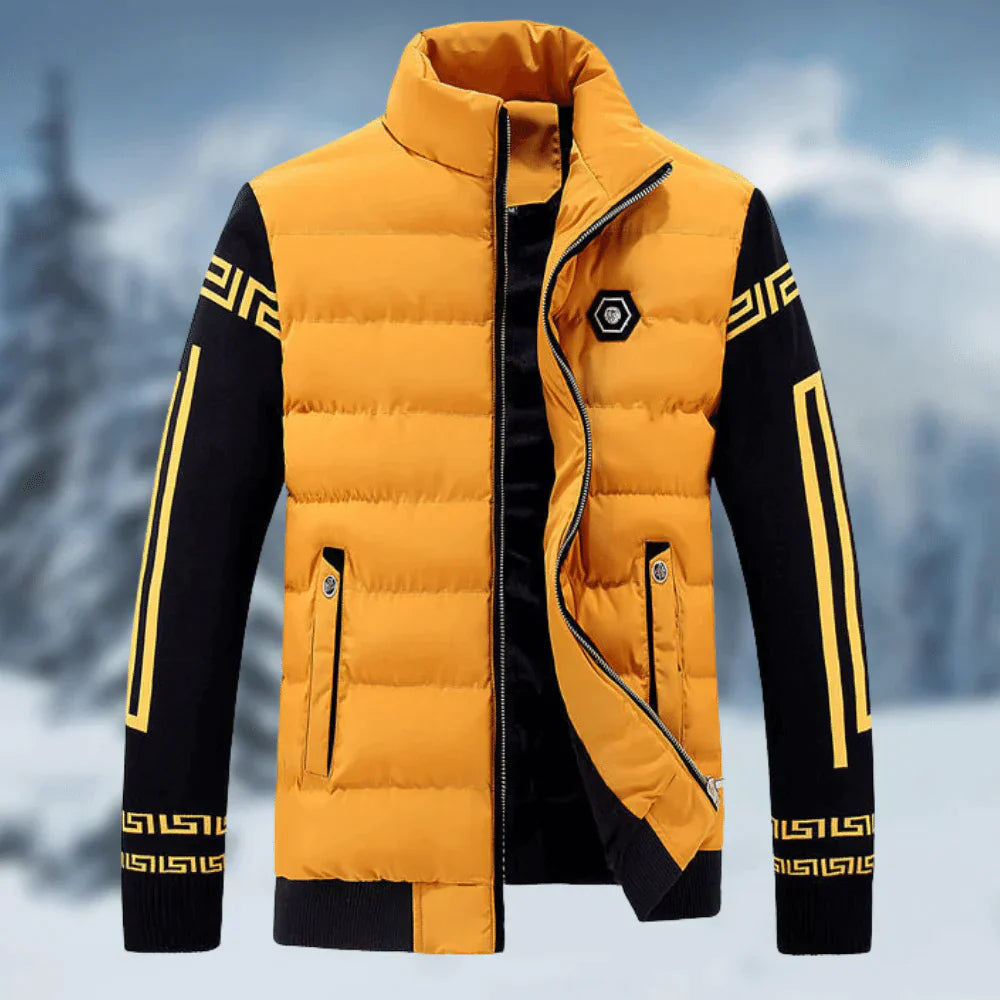 Veste D’Hiver avec Capuche Ajustable Et Fermeture Zippée pour Homme | Idéal pour La Saison Froide