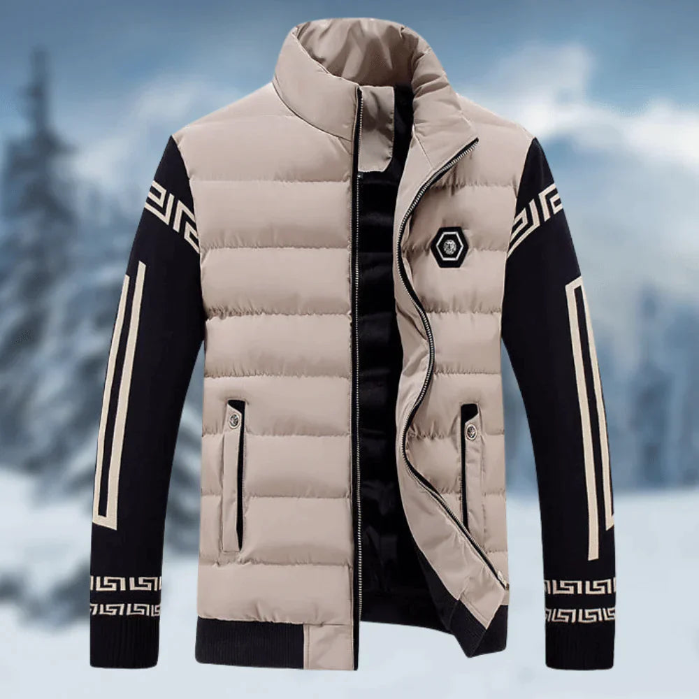 Veste D’Hiver avec Capuche Ajustable Et Fermeture Zippée pour Homme | Idéal pour La Saison Froide