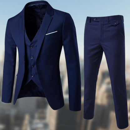 Costume Deux Pièces pour Homme avec Veste et Pantalon Coordonnés | Idéal pour le Bureau et les Occasions Formelles